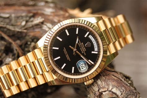 rolex day date 40 black motif dial|rolex day date 228238.